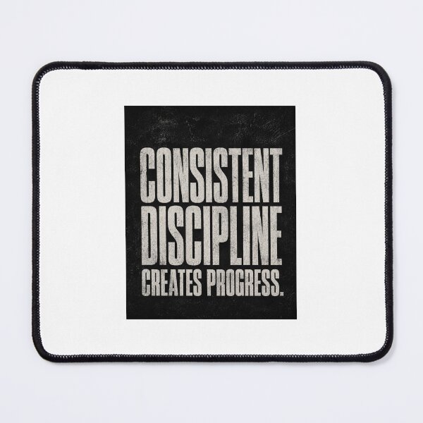 Item preview, Consistent Discipline Quote Minimalist Streetwear Design designed and sold by PrintxforxYou.