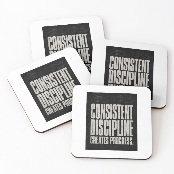 Item preview, Consistent Discipline Quote Minimalist Streetwear Design designed and sold by PrintxforxYou.