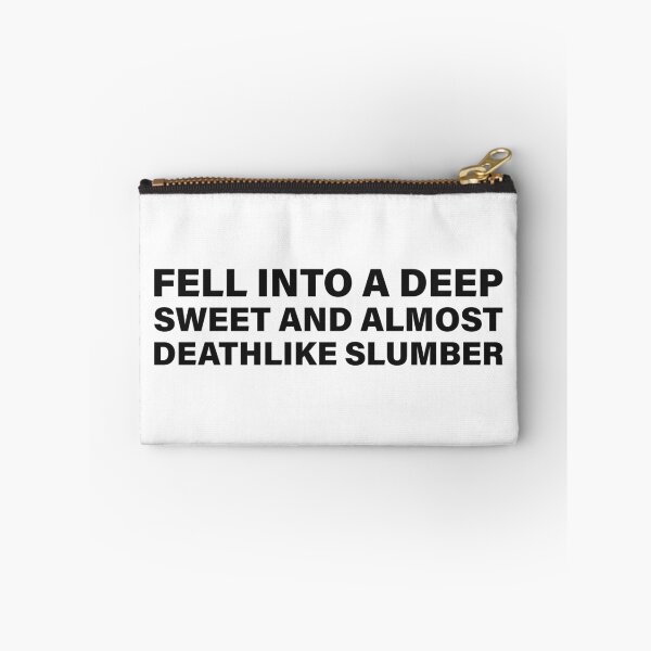 Item preview, Fell Into a Deep, Sweet, and Almost Deathlike Slumber — The Odyssey Quote (White Version) designed and sold by LiteraryRelics.
