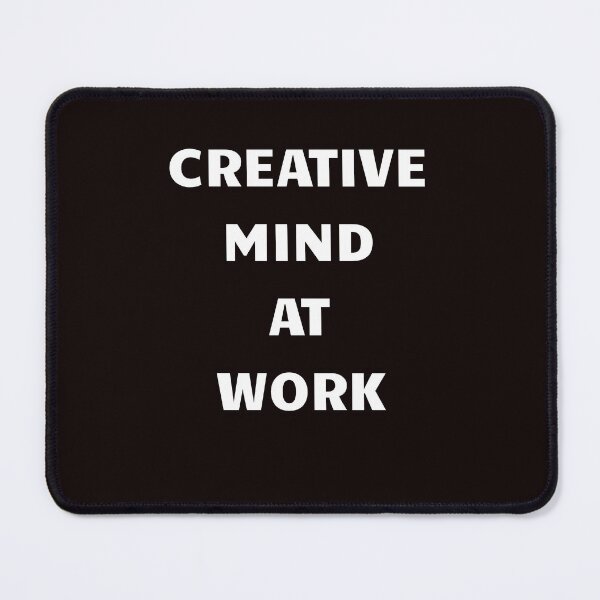 Item preview, Creative Mind At Work – Funny Creative Thinker Design designed and sold by Nikoverse.