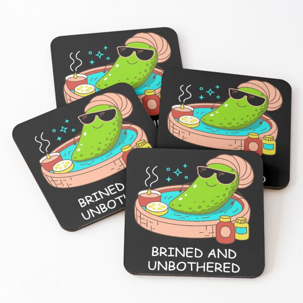 Item preview,  Brined and Unbothered  Fun Spa with Pickle designed and sold by Skryp-art.