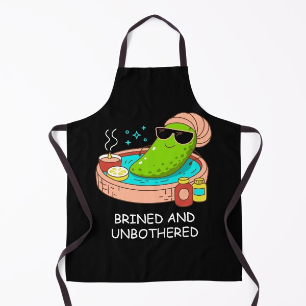 Item preview, Brined and Unbothered Fun Spa with Pickle designed and sold by Skryp-art.