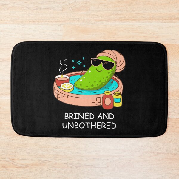 Item preview,  Brined and Unbothered  Fun Spa with Pickle designed and sold by Skryp-art.