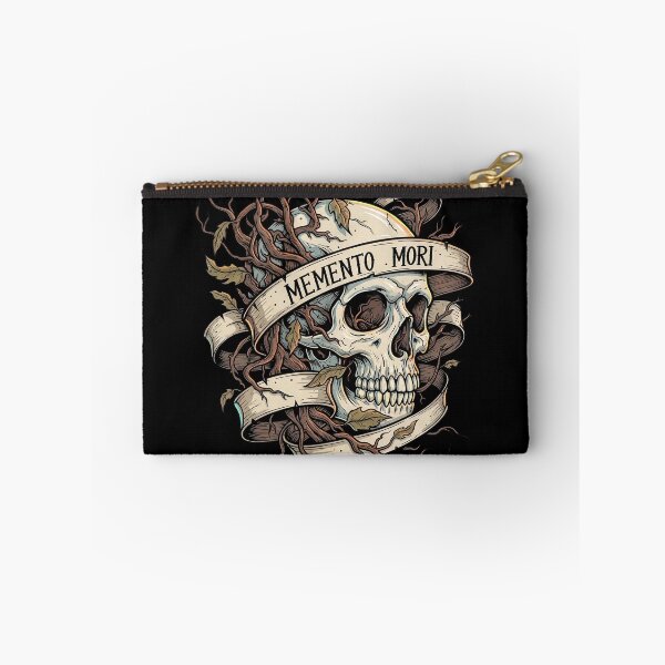 Item preview, Memento Mori Flaming Skull Bound by Tree Roots designed and sold by nuel-art.