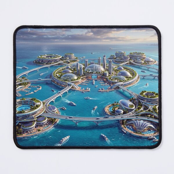 Item preview, Floating islands of the future awaken designed and sold by Sigtrix.