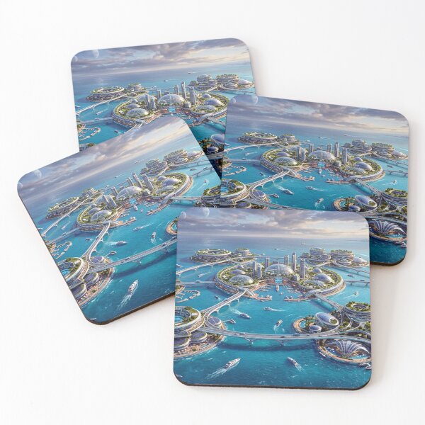Item preview, Floating islands of the future awaken designed and sold by Sigtrix.