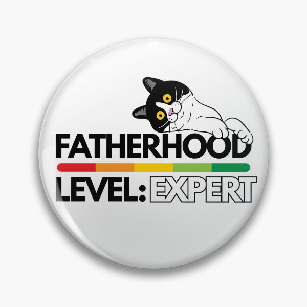 Item preview, FATHERHOOD LEVEL: EXPERT | Funny Dad Gaming Father's Day Design designed and sold by MagnetStyle.