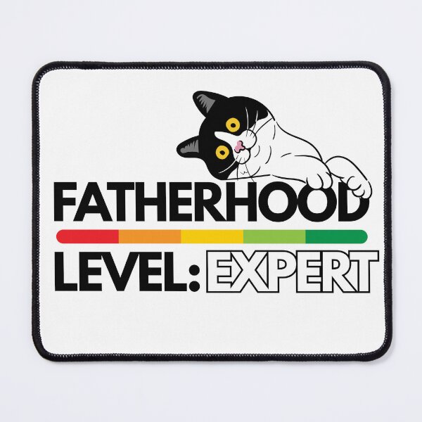 Item preview, FATHERHOOD LEVEL: EXPERT | Funny Dad Gaming Father's Day Design designed and sold by MagnetStyle.