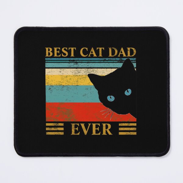 Item preview, Best Cat Dad Ever Retro Vintage Cat T-Shirt designed and sold by GiaoCalonas.