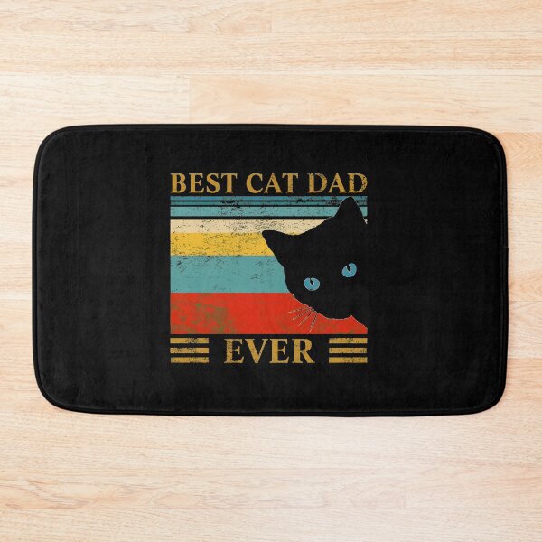 Item preview, Best Cat Dad Ever Retro Vintage Cat T-Shirt designed and sold by GiaoCalonas.