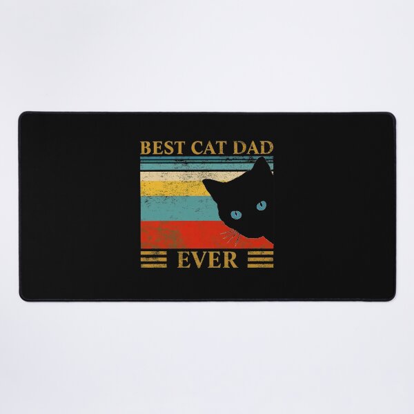 Item preview, Best Cat Dad Ever Retro Vintage Cat T-Shirt designed and sold by GiaoCalonas.