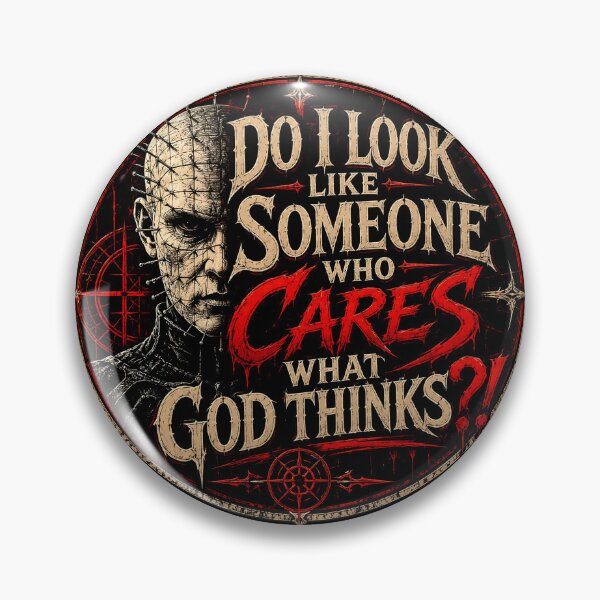 Item preview, Dark Philosophy Vintage Horror - Pinhead designed and sold by StudioSand.