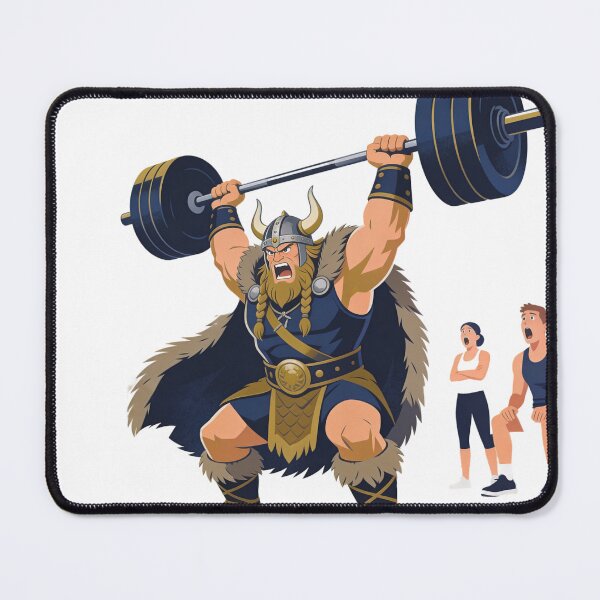 Item preview, Viking Gains Before Valhalla - Funny Norse Gym Humor Gift designed and sold by HistoricHumor.