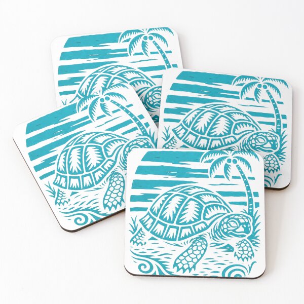Item preview, Sea Vibes - Tropical Turtle Retro Emblem designed and sold by SilentPowerArt.