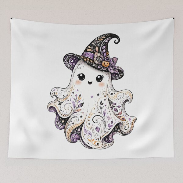Item preview, Whimsical Ghost designed and sold by PaintedbyCarol.