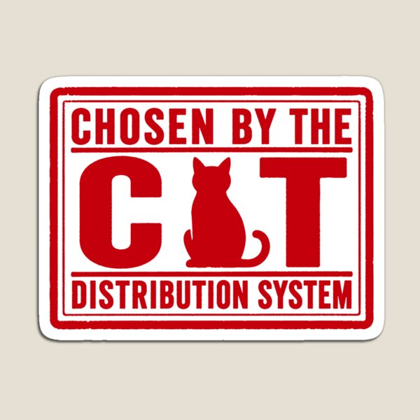 Item preview, Funny Chosen By The Cat Distribution System Pet Adoption Art designed and sold by elderberry.
