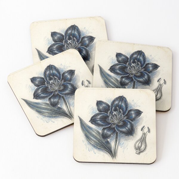 Item preview, Midnight Herbarium II – Eclipse Lily designed and sold by Roberta Calabrese.
