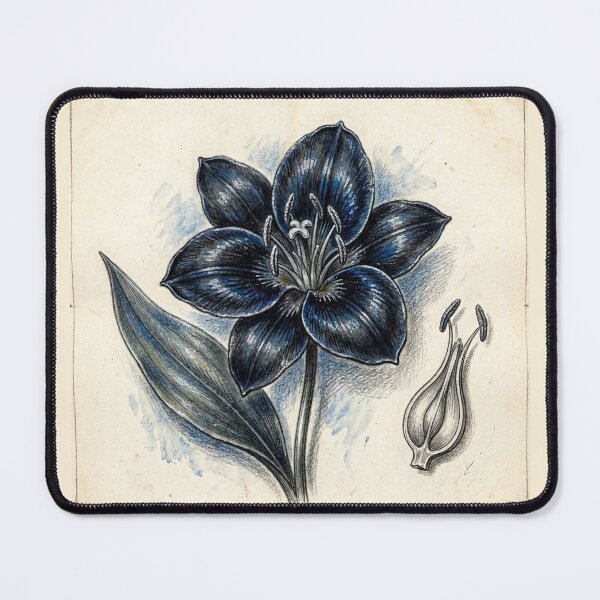 Item preview, Midnight Herbarium II – Eclipse Lily designed and sold by Roberta Calabrese.