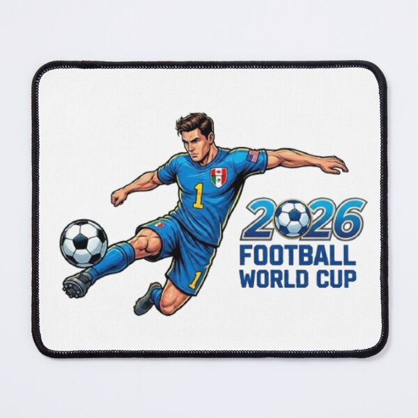 Item preview, 2026 World Cup: Dynamic Footballer Illustration designed and sold by CHRIST5000.