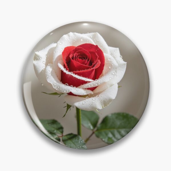 Item preview, Beautiful rose white and red designed and sold by carlsmart1.