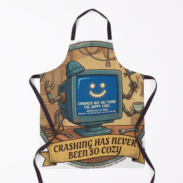 Item preview, Funny Blue Screen of Death Retro Computer designed and sold by BUTTER7FLY.