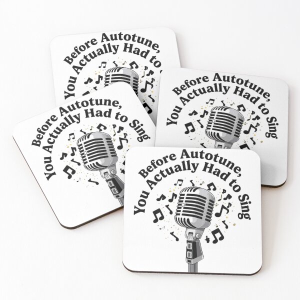 Item preview, Real Singers Don't Need Filters - Vintage Microphone Sarcasm designed and sold by Melian Vintage.