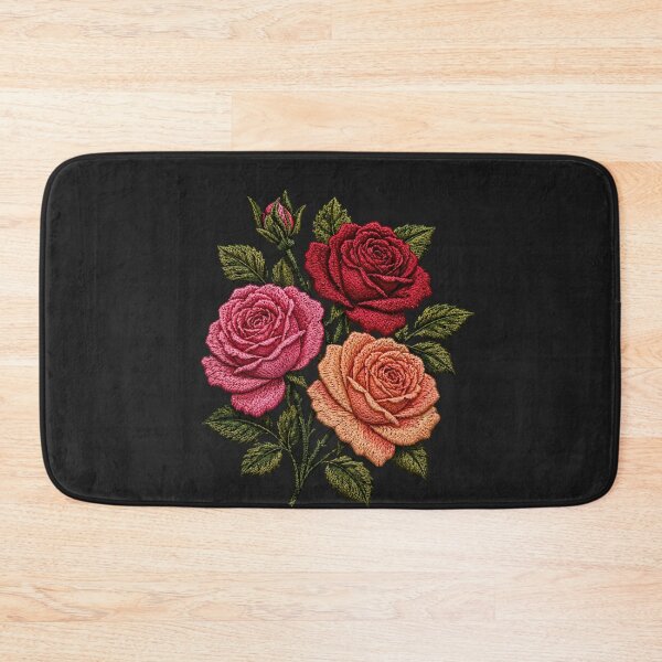 Item preview, Blooming Roses Embroidery designed and sold by ColorSplash123.