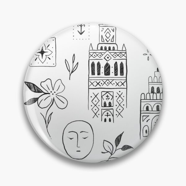 Item preview, Sevilla Sketchbook | Andalusian Landmarks & Botanical Illustration designed and sold by Tropical Blood.