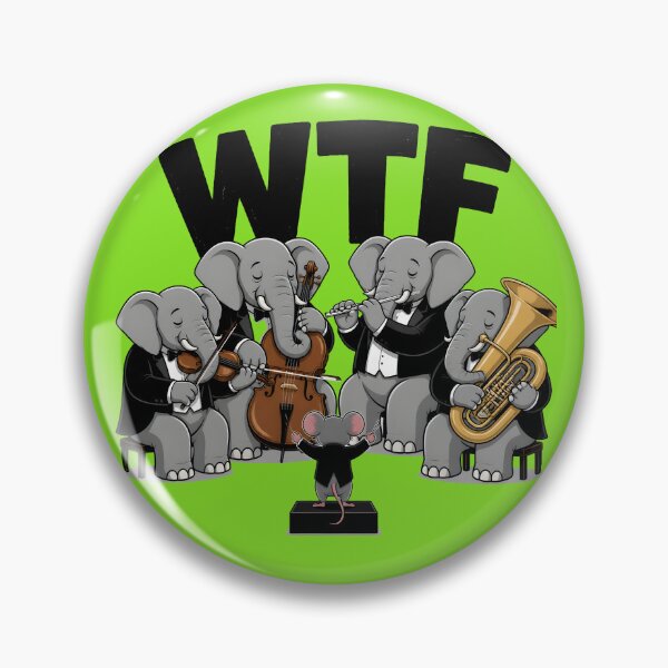 Item preview, Funny Elephant Orchestra Conductor Mouse WTF designed and sold by Idrojibz.
