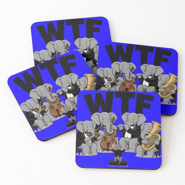 Item preview, Funny Elephant Orchestra Conductor Mouse WTF designed and sold by Idrojibz.