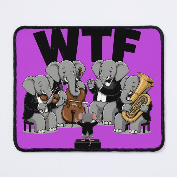 Item preview, Funny Elephant Orchestra Conductor Mouse WTF designed and sold by Idrojibz.