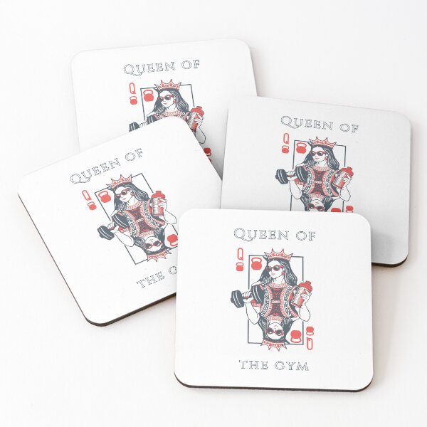 Item preview, Queen of the Gym Gift Playing Card Fitness designed and sold by TeeArtWorld.
