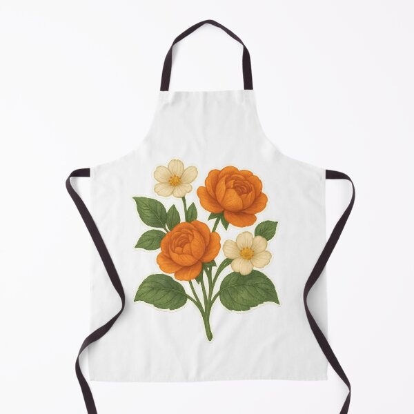 Item preview, Floral Bouquet – Orange Rose Flower Design designed and sold by Yomere.