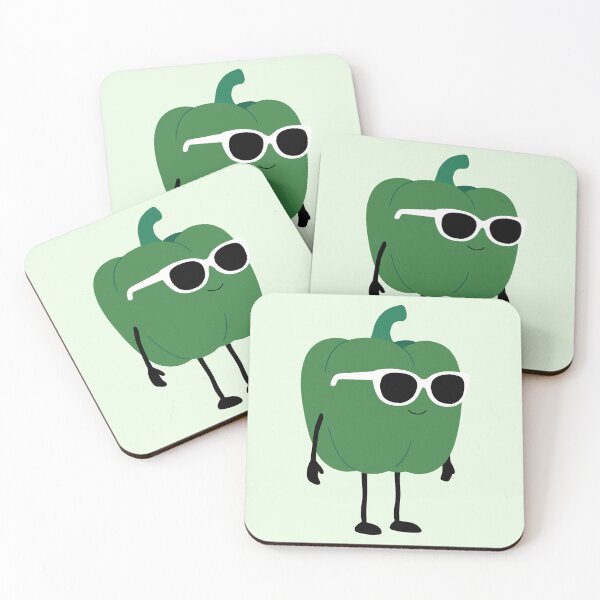 Item preview, Paprika green Flat designed and sold by White Rim Mates.