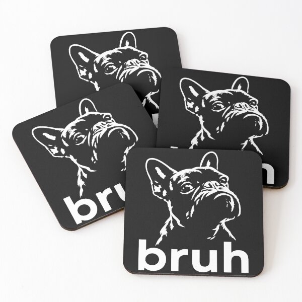 Item preview, Bruh Funny French Bulldog Meme Dog Lover Art 2 designed and sold by Doodletext.