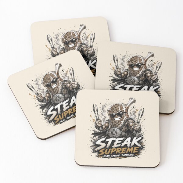 Item preview, Steak Supreme - Funny Grill Champion BBQ Meat Design designed and sold by BlackSector77.