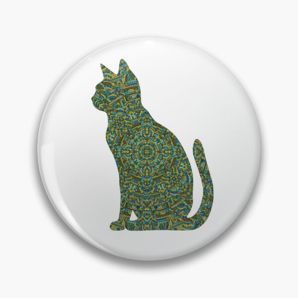 Item preview, Turtle Cat Mandala Silhouette designed and sold by Always Wanted.