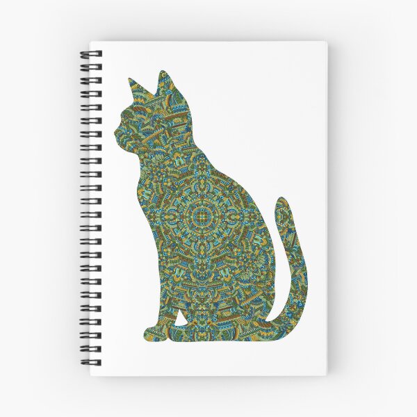Item preview, Turtle Cat Mandala Silhouette designed and sold by Always Wanted.