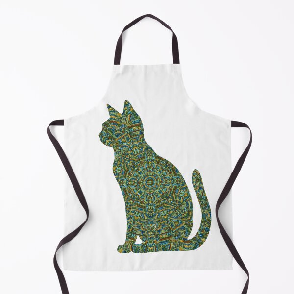 Item preview, Turtle Cat Mandala Silhouette designed and sold by Always Wanted.
