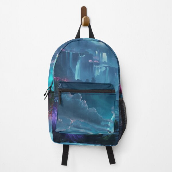 Item preview, Spiritwater Falls Fantasy Alien Landscape designed and sold by Luminous Wilds.