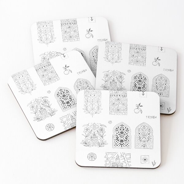 Item preview, Triana & Sevilla Landmarks | Andalusian Architectural Sketch Collection designed and sold by Tropical Blood.