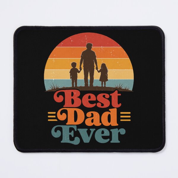 Item preview, Best Dad Ever Retro Sunset Graphic Tee designed and sold by 0606PM.