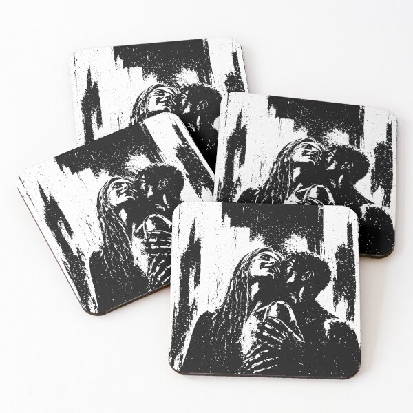 Item preview, Couple Silhouette Print, High Contrast Black and White Romantic Art designed and sold by Studio pod Burom.