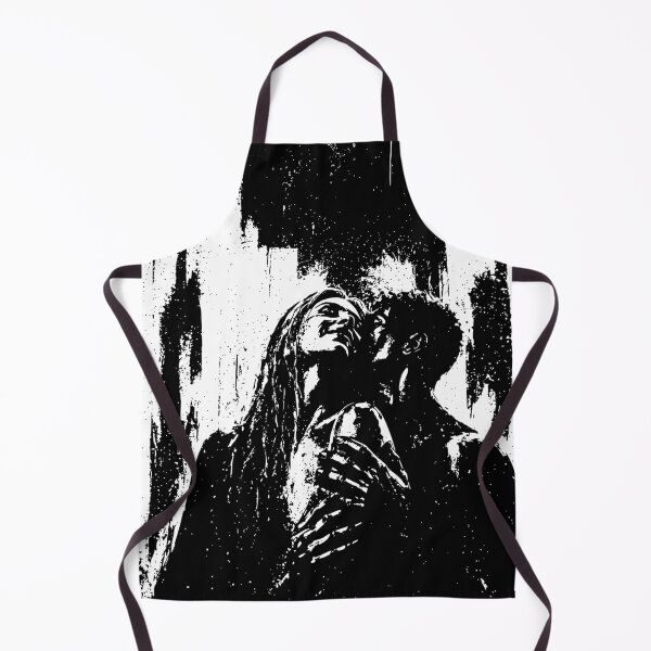 Item preview, Couple Silhouette Print, High Contrast Black and White Romantic Art designed and sold by Studio pod Burom.
