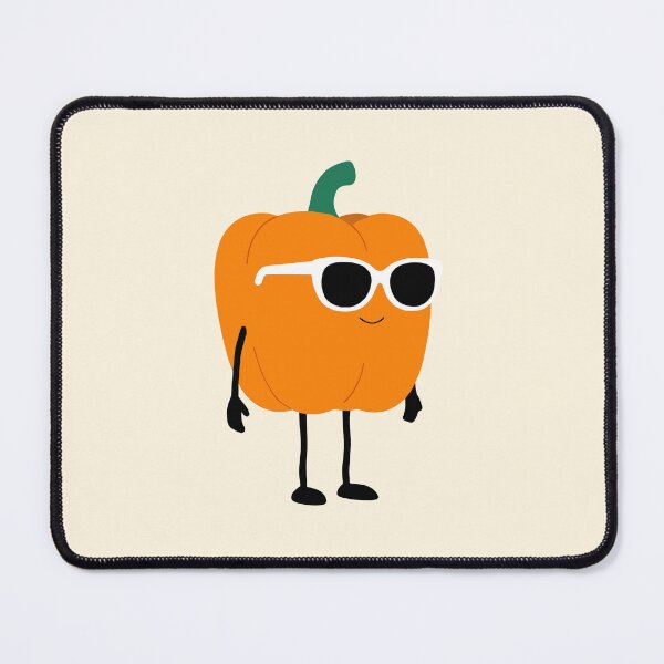 Item preview, Paprika orange Flat designed and sold by White Rim Mates.