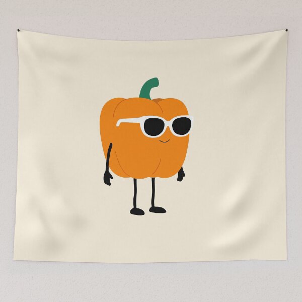 Item preview, Paprika orange Flat designed and sold by White Rim Mates.