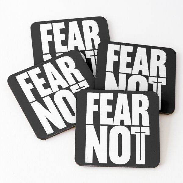 Item preview, Fear Not Minimalist Cross Modern Christian Typography designed and sold by stickercuffs.