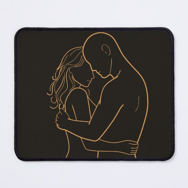 Item preview, Minimalist Couple Line Art Print designed and sold by Studio pod Burom.