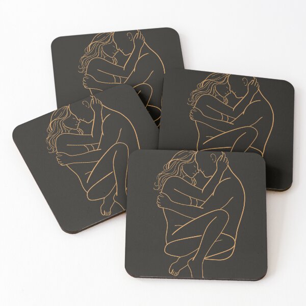 Item preview, Couple Line Art Print designed and sold by Studio pod Burom.