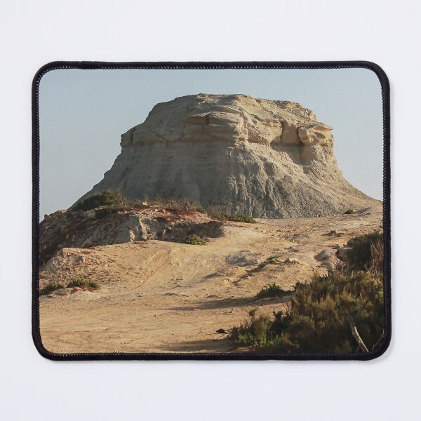 Item preview, Desert Butte Landscape With Eroded Rock Formation Under Clear Blue Sky And Sandy Track designed and sold by Nmallia.